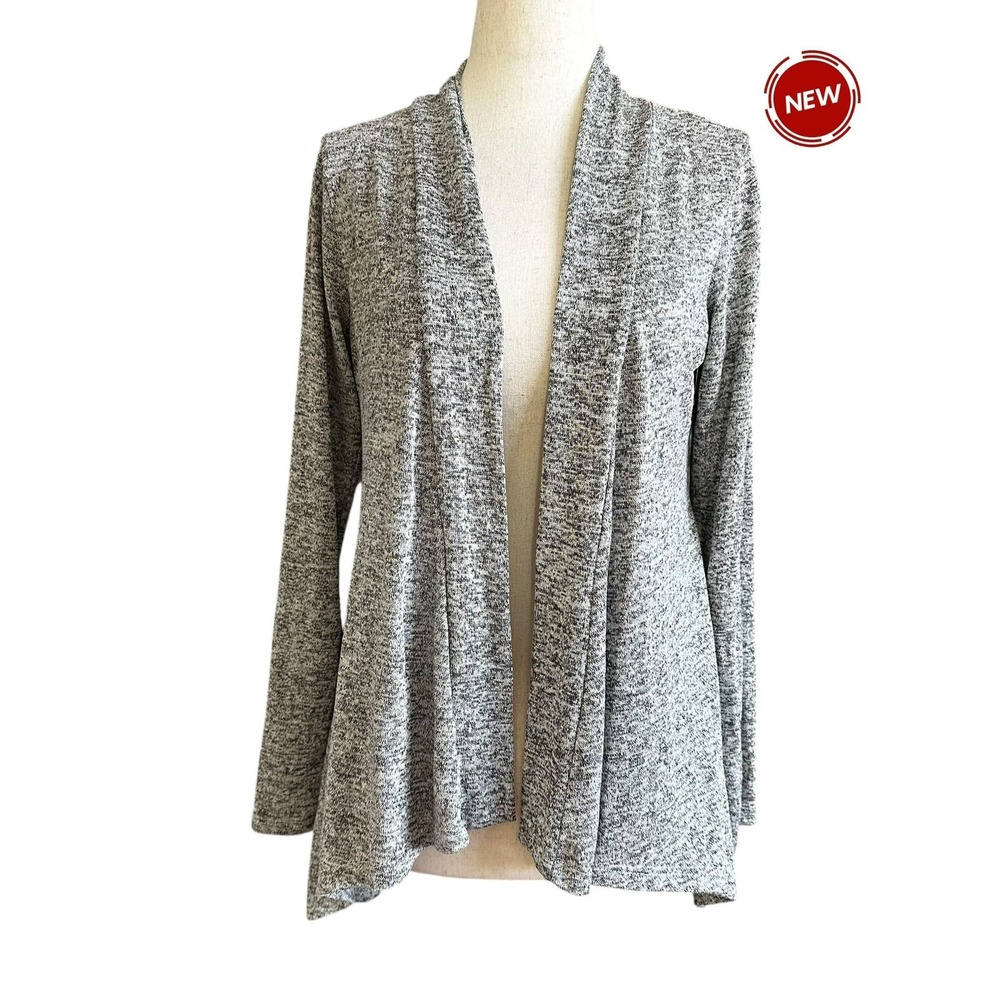 Prospect Blvd. Gray Stretch Cardigan Women's Top Size Small NWT | 0006